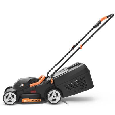 WORX WG730E 20Volt 4.0Ah. Li-ion 30cm Profesyonel Kömürsüz Şarjlı Çim Biçme - Worx (1)