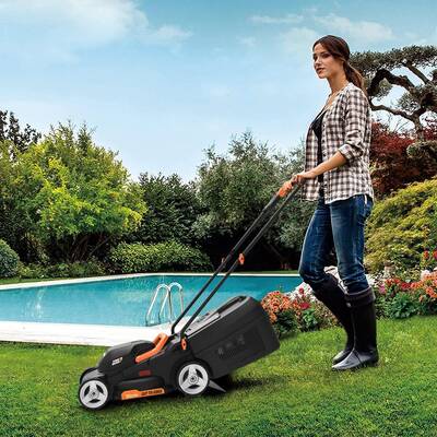 WORX WG730E 20Volt 4.0Ah. Li-ion 30cm Profesyonel Kömürsüz Şarjlı Çim Biçme - 8