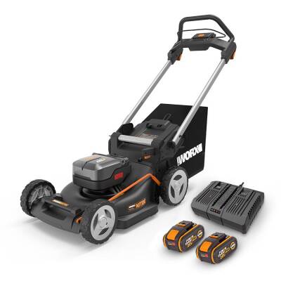 WORX WG748E 40Volt 4.0Ah. Li-ion 46CM Profesyonel Kömürsüz Şarjlı Çim Biçme - Worx