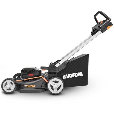 WORX WG749E 40Volt 4.0Ah. Li-ion 46CM Profesyonel Kömürsüz Şarjlı Çim Biçme - Worx (1)