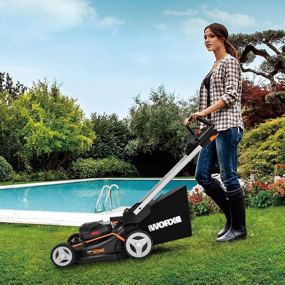 WORX WG749E 40Volt 4.0Ah. Li-ion 46CM Profesyonel Kömürsüz Şarjlı Çim Biçme - 6