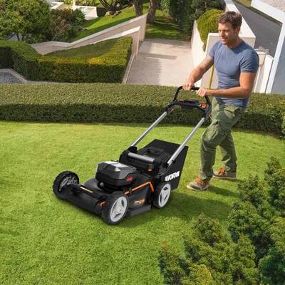 WORX WG749E 40Volt 4.0Ah. Li-ion 46CM Profesyonel Kömürsüz Şarjlı Çim Biçme - 7