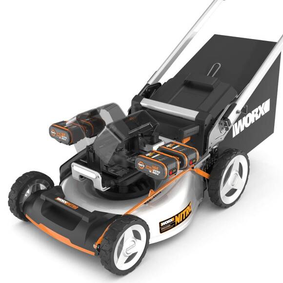 WORX WG761E 80Volt 4.0Ah. Li-ion 51cm Profesyonel Kömürsüz Şarjlı Çim Biçme - 2
