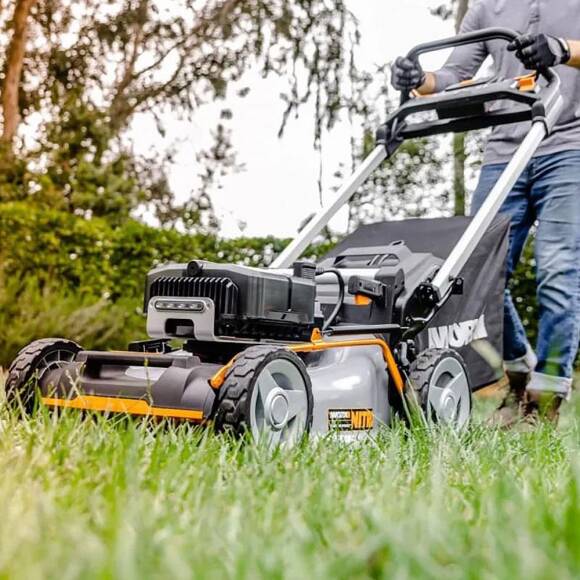 WORX WG761E 80Volt 4.0Ah. Li-ion 51cm Profesyonel Kömürsüz Şarjlı Çim Biçme - 10