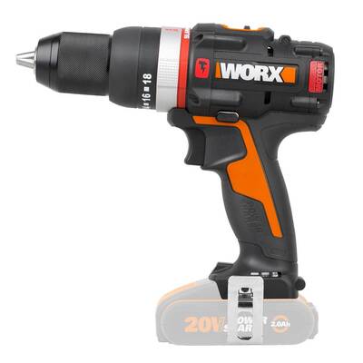 WORX WX-JCR.9 20Volt Kömürsüz Profesyonel Darbeli Matkap (Akü Dahil Değildir) - Worx (1)