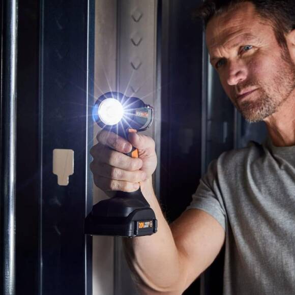 Worx WX025.9 20Volt 160/350 Lümen Profesyonel Çok Fonksiyonlu Led Fener (Akü Dahil Değildir) - 5