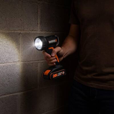 Worx WX025.9 20Volt 160/350 Lümen Profesyonel Çok Fonksiyonlu Led Fener (Akü Dahil Değildir) - 6