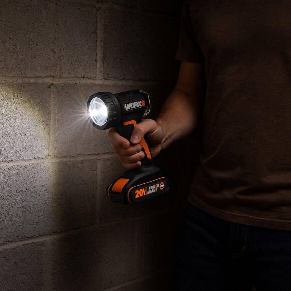 Worx WX025.9 20Volt 160/350 Lümen Profesyonel Çok Fonksiyonlu Led Fener (Akü Dahil Değildir) - 6