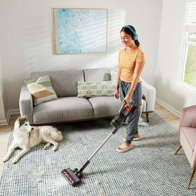 WORX WX038 20Volt 2.0Ah. Li-ion 105Watt Çift Akülü Kömürsüz Siklonik Sistem Şarjlı Dikey Süpürge - Worx (1)