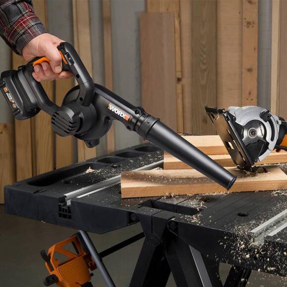 Worx WX094.9 20Volt Profesyonel Şarjlı Devir Ayarlı Üfleyici (Akü Dahil Değildir) - 4