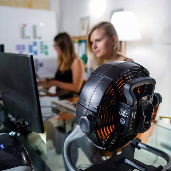 WORX WX095 20Volt 2.0Ah. Li-ion 242mm Profesyonel Hibrit Şantiye Fanı/Vantilatör - 7