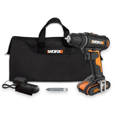 WORX WX100 20Volt/2.0Ah. Li-ion Tek Akülü Profesyonel Şarjlı Matkap - Thumbnail