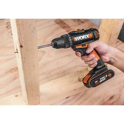 WORX WX100 20Volt/2.0Ah. Li-ion Tek Akülü Profesyonel Şarjlı Matkap - Thumbnail
