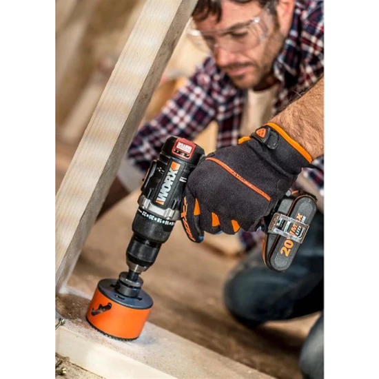 WORX WX175 20Volt/2.0Ah Li-ion Çift Akülü Kömürsüz Profesyonel Şarjlı Matkap - 3