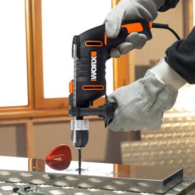 WORX WX317.2 600Watt 13mm Profesyonel Darbeli Matkap - 6