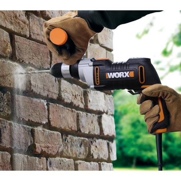 WORX WX328 810Watt 13mm Profesyonel Darbeli Matkap + 6 Adet Uç - 4