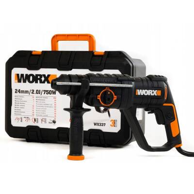 WORX WX337 750Watt 2.0J Profesyonel SDS-Plus Kırıcı/Delici - Worx