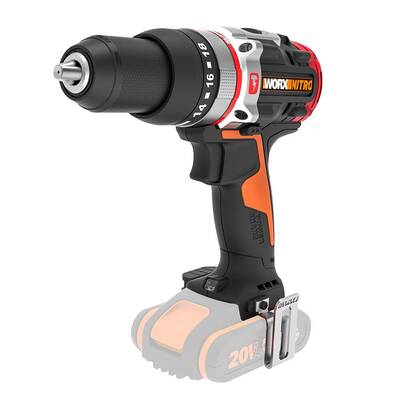 WORX WX354.9 20Volt Kömürsüz Profesyonel Darbeli Şarjlı Matkap (Akü Dahil Değildir) - Worx (1)