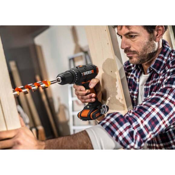 WORX WX370.9 20Volt Profesyonel Şarjlı Darbeli Matkap (Akü Dahil Değildir) - 5
