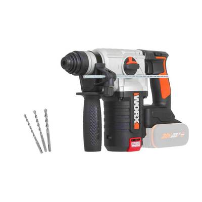 WORX WX380.9 20Volt 2.2J Profesyonel SDS-Plus Pnömatik Kırıcı/Delici (Akü Dahil Değildir) - Worx