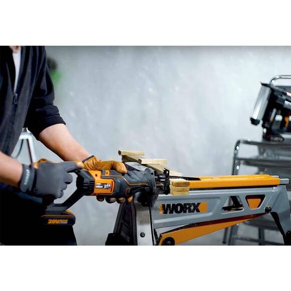 WORX WX500.9 20Volt Profesyonel Tilki Kuyruğu Testere (Akü Dahil Değildir) - 5