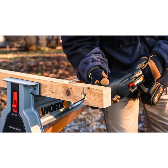 WORX WX516 20Volt 4.0Ah. Li-ion Kömürsüz Profesyonel Tilki Kuyruğu Testere - 5