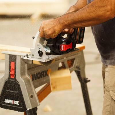 WORX WX520 20Volt 4.0Ah. Li-ion Kömürsüz Profesyonel Daire Testere - Thumbnail