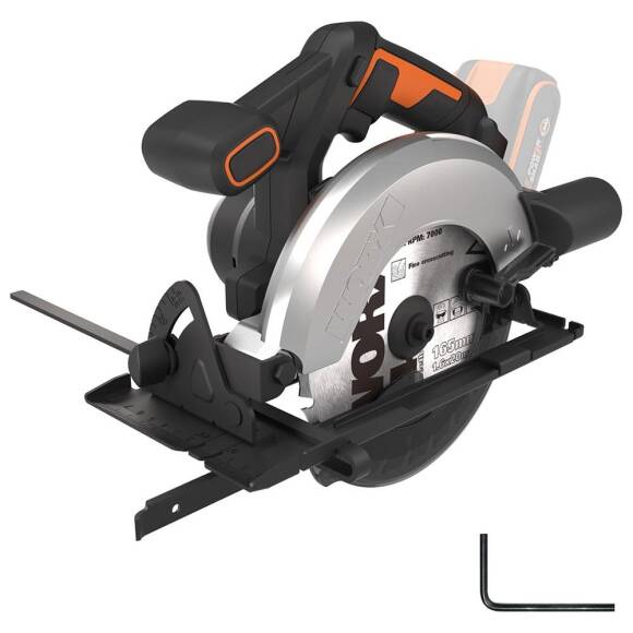 WORX WX526.9 20Volt 165mm Profesyonel Şarjlı Daire Testere (Akü Dahil Değildir) - 3