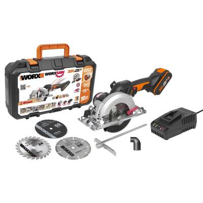 WORX WX531 20Volt 2.0Ah. Li-ion 120mm Kömürsüz Profesyonel Çok Amaçlı Daire Testere - Worx
