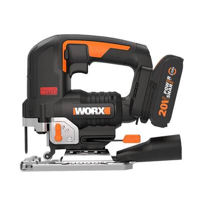 WORX WX542 20Volt 2.5Ah. Li-ion Tek Akülü Profesyonel Kömürsüz Şarjlı Dekupaj Testere - Worx (1)