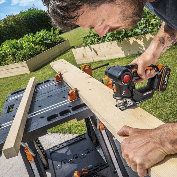 WORX WX550.9 20Volt Profesyonel Dekupaj ve Tilki Kuyruğu Testere (Akü Dahil Değildir) - 6