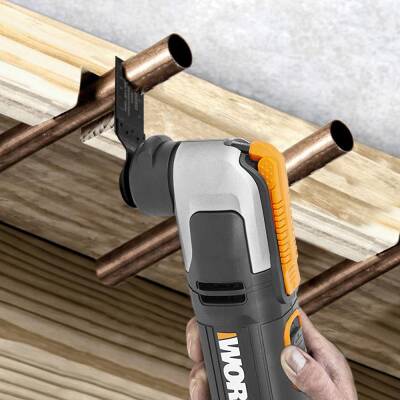WORX WX686 250Watt Profesyonel Çok Amaçlı Devir Ayarlı Kesme Raspalama ve Zımpara + 19 Adet Aksesuar - 9