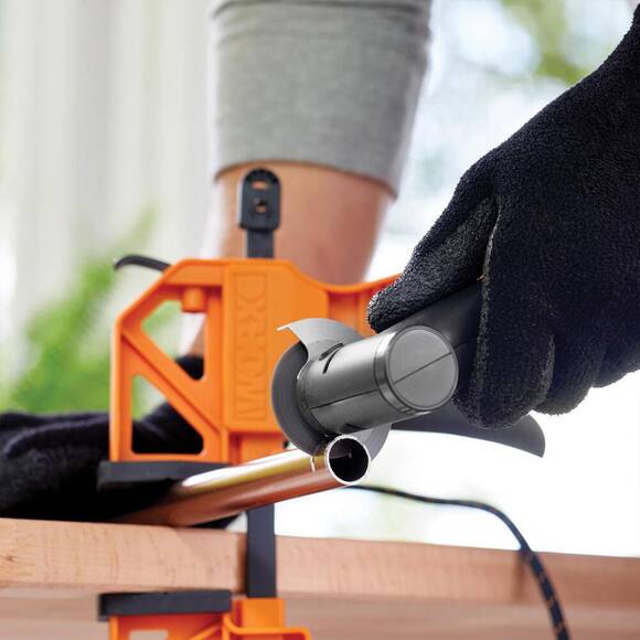 WORX WX741.9 MAKERX 20Volt Kömürsüz Profesyonel 50mm Avuç Taşlama + 3 Aksesuar (Akü Dahil Değildir) - 5