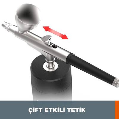 WORX WX742.9 MAKERX 20Volt Profesyonel Mini Air Brush Boya Tabancası (Akü Dahil Değildir) - Worx (1)