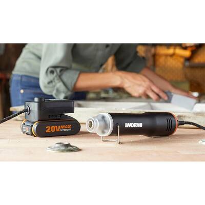 WORX WX743.9 MAKERX 20Volt Profesyonel Sıcak Hava Tabancası (Akü Dahil Değildir) - Thumbnail