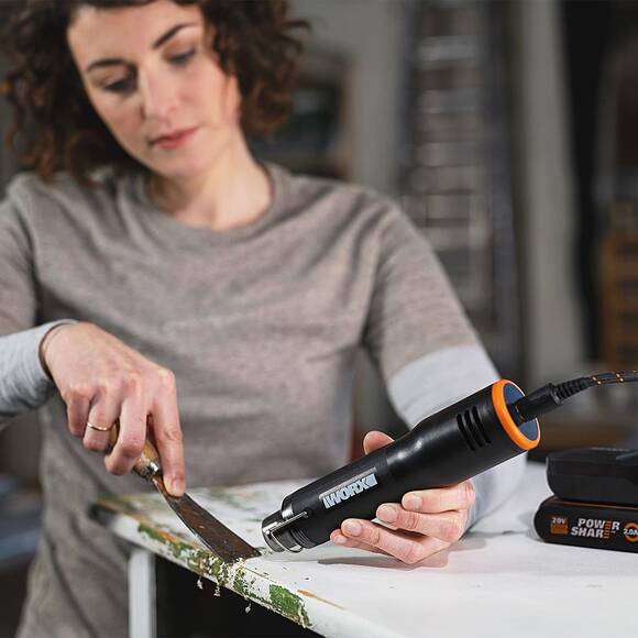 WORX WX743.9 MAKERX 20Volt Profesyonel Sıcak Hava Tabancası (Akü Dahil Değildir) - 4