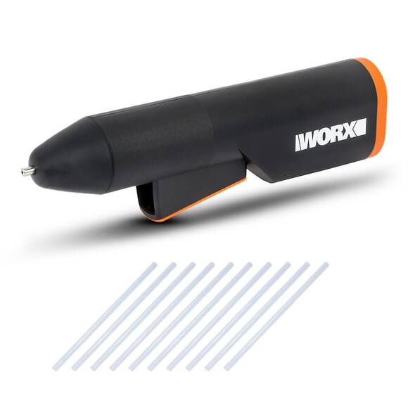 WORX WX746.9 MAKERX 20Volt Profesyonel Sıcak Mum Silikon Tabancası + 10 Silikon (Akü Dahil Değildir) - 1