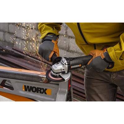 WORX WX812.9 20Volt 125mm Kömürsüz Profesyonel Avuç Taşlama (Akü Dahil Değildir) - 4