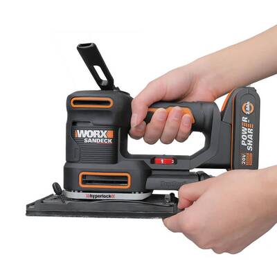 WORX WX820 20Volt 2.0Ah. Li-ion Profesyonel Devir Ayarlı Çok Amaçlı Şarjlı Zımpara - Worx (1)