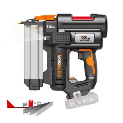 WORX WX842.9 20Volt 15-50mm Profesyonel Şarjlı Çivi Çakma Makinesi + 2700 Adet Yedek Çivi (Akü Dahil Değildir) - Worx