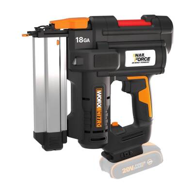 WORX WX842.9 20Volt 15-50mm Profesyonel Şarjlı Çivi Çakma Makinesi + 2700 Adet Yedek Çivi (Akü Dahil Değildir) - Worx (1)