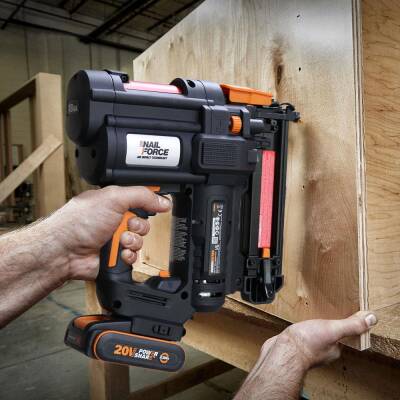 WORX WX844.9 20Volt 16-40mm Profesyonel Şarjlı Zımba Makinesi + 2700 Adet Yedek Zımba (Akü Dahil Değildir) - 8