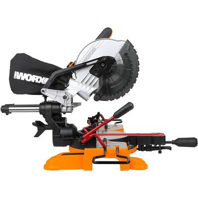 WORX WX845.9CB 20Volt/2.0Ah Li-ion Çift Akülü Şarjlı 216MM Profesyonel Kızaklı Gönye Kesme - Thumbnail