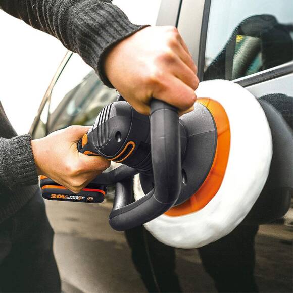 WORX WX856.9 20Volt 254MM Şarjlı Orbital Polisaj Makinesi (Akü Dahil Değildir) - 5