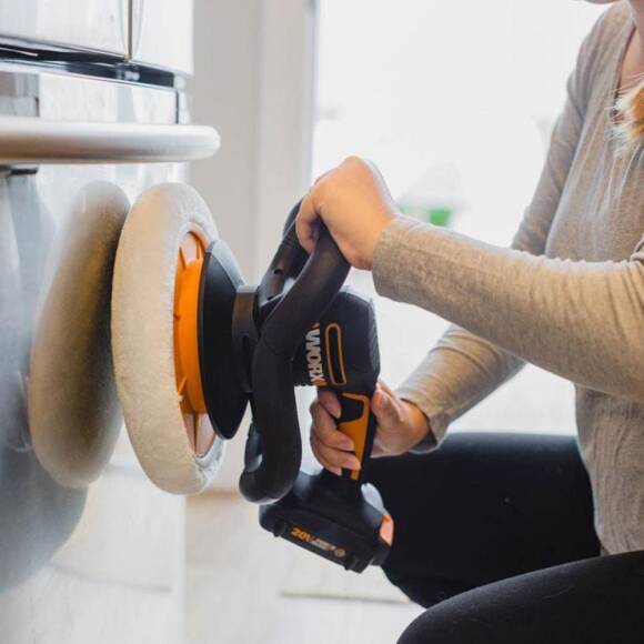 WORX WX856.9 20Volt 254MM Şarjlı Orbital Polisaj Makinesi (Akü Dahil Değildir) - 8