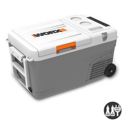 Worx WX876.9 12/24/220Volt 22Litre Kompresörlü Outdoor Oto Buzdolabı (Akü Dahil Değildir) - Worx