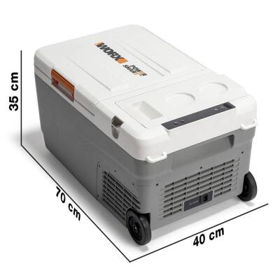 Worx WX876.9 12/24/220Volt 22Litre Kompresörlü Outdoor Oto Buzdolabı (Akü Dahil Değildir) - 4