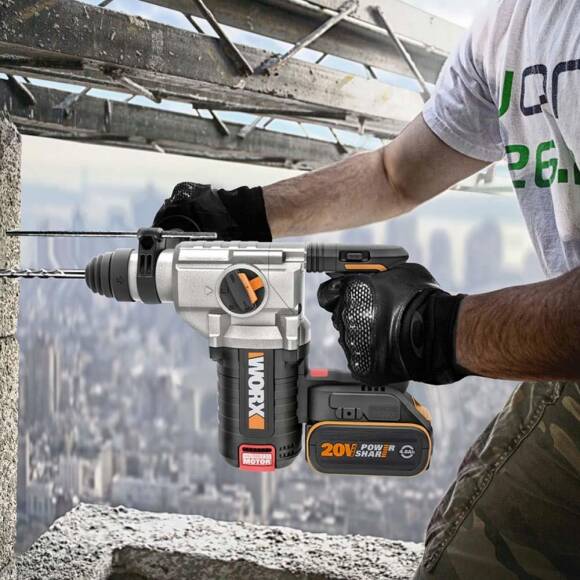 WORX WXKS5 WX354.9 + WX272.9 + WX380.9 + WX812.9 + WA3601 20V/2Ah Pro Kombo Set - 7