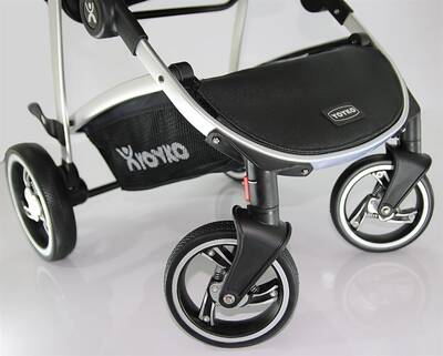 Yoyko City Seyahat Sistem Bebek Arabası 3 in 1 Gri Silver - Thumbnail