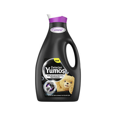 Yumoş Sıvı Bakım Çamaşır Deterjanı Siyah ve Koyu Renkli Giysiler İçin 2520 ml - Yumoş